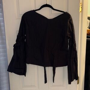 Free People Elegant Black Women's Top